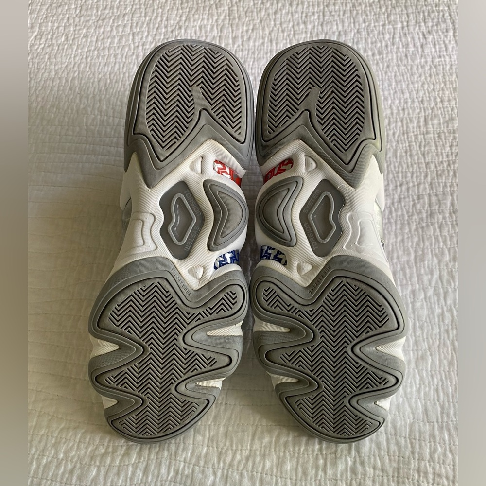 EUC Adidas Crazy 8 KB8 ‘John Wall' Sneakers (G98293) Silver/Blue Size 12 - Picture 7 of 15